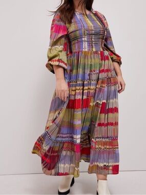 Anthropologie Edwina Maxi Dress Conditions Apply